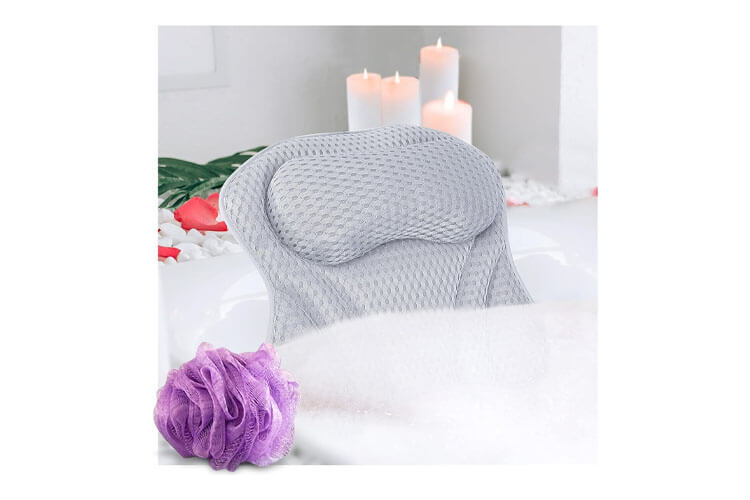 Bath Pillows for Tub Neck and Back Support 