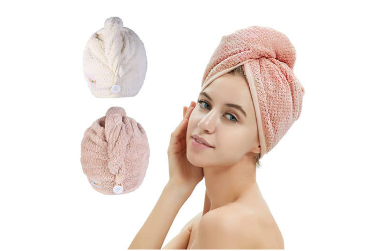 M-bestl 2 Pack Microfiber Hair Towel Wrap