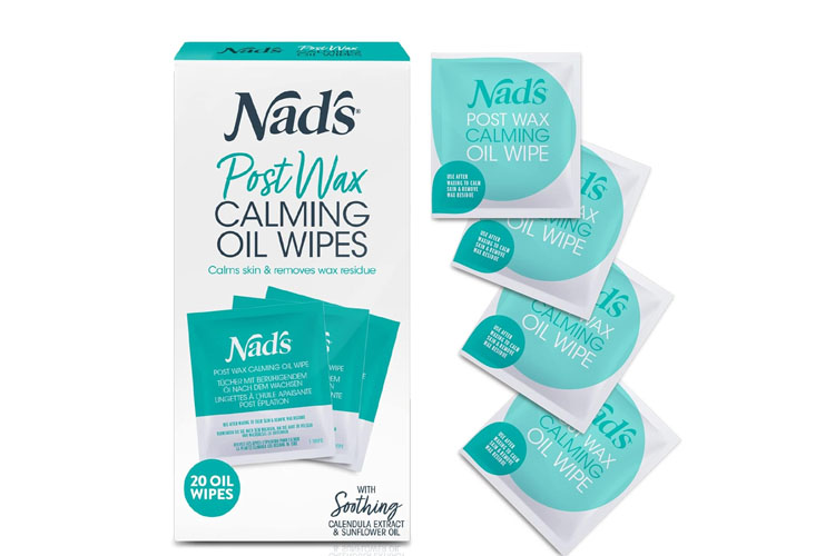 Nad’s Post Wax Calming Oil Wipes