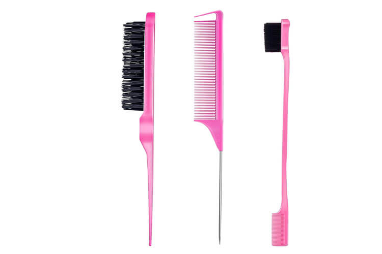 3 Pieces Hair Styling Comb Set Teasing Hair Brush