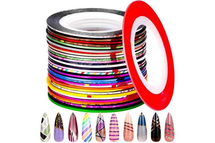 32 Colors Nail Striping Tape Line