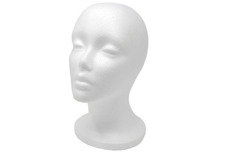 A1 Pacific Female Styrofoam Mannequin Head