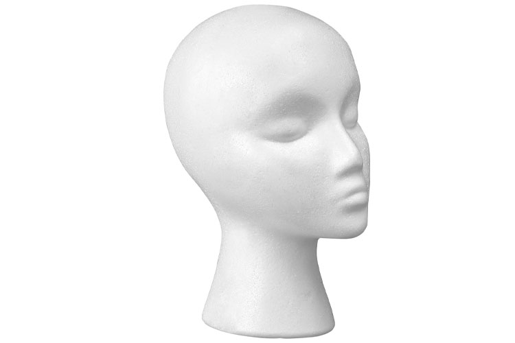 Cantor 12" Styrofoam Wig Head