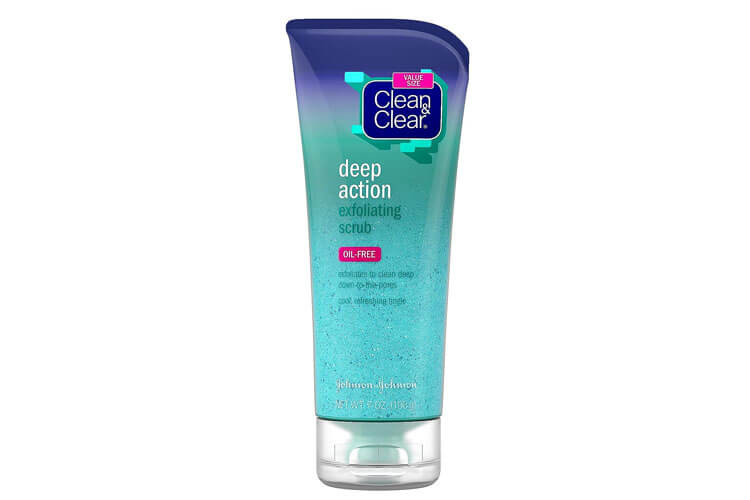 Clean & Clear Oil-Free Deep Action Exfoliating Facial Scrub