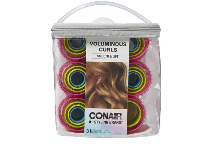 Conair Self Grip Assorted Sizes and Colors Hair Rollers