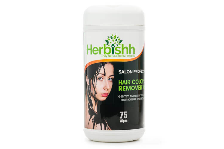 Herbishh Hair Color Stain Remover Wipes