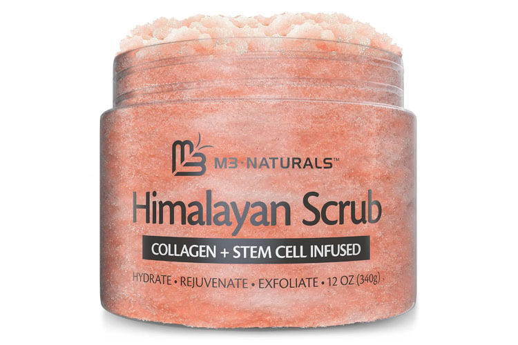 Himalayan Salt Scrub Face Foot & Body Exfoliator
