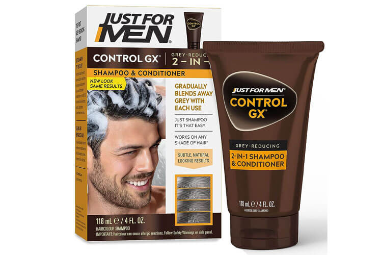 Just For Men Control GX Grey Reducing 2-in-1 Shampoo and Conditioner
