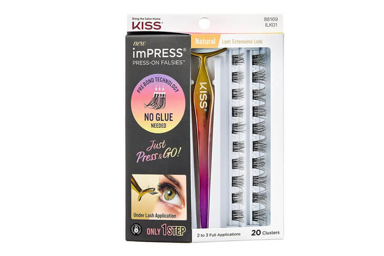 KISS imPRESS Press-On Falsies Eyelash Clusters Kit