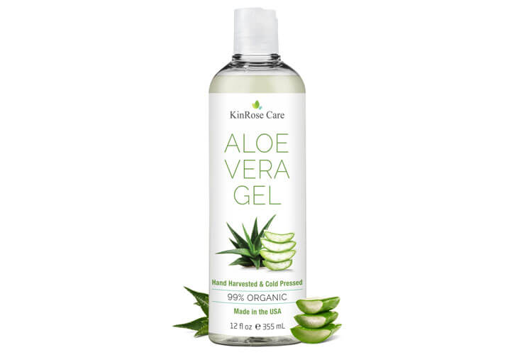 KinRose 12oz Organic Aloe Vera Gel