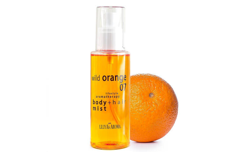Liliya's Aroma Aromatherapy Wild Orange 07, Natural Perfume Mist