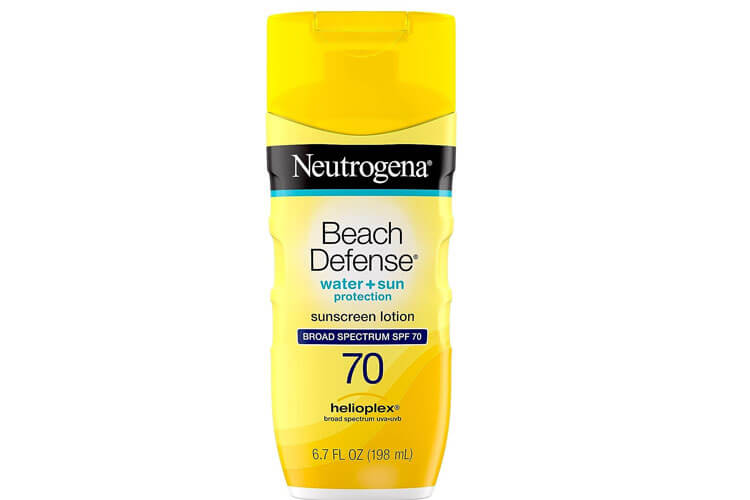 Neutrogena Beach Defense Water-Resistant Face & Body SPF 70 Sunscreen Lotion