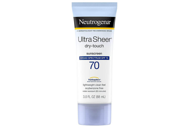 Neutrogena Ultra Sheer Dry-Touch Water Resistant and Non-Greasy Sunscreen Lotion