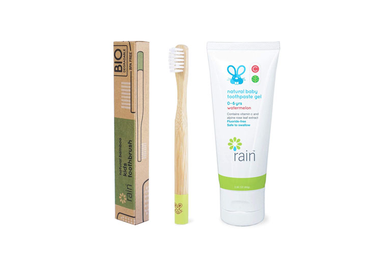 Rain Natural Bamboo Kids Toothbrush