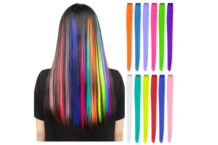 YaFex 12 Pcs Clip in Hair Extensions