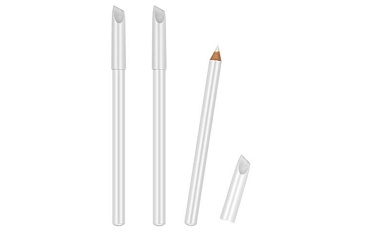 3 Pieces White Nail Pencil 