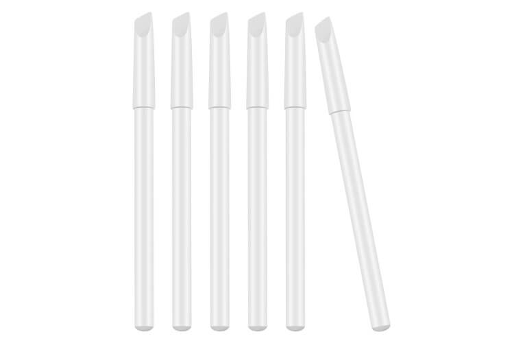 6 Pieces White Nail Pencils