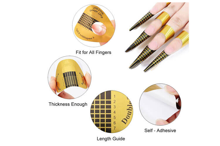 200Pcs Long Nail Forms for Acrylic Nails
