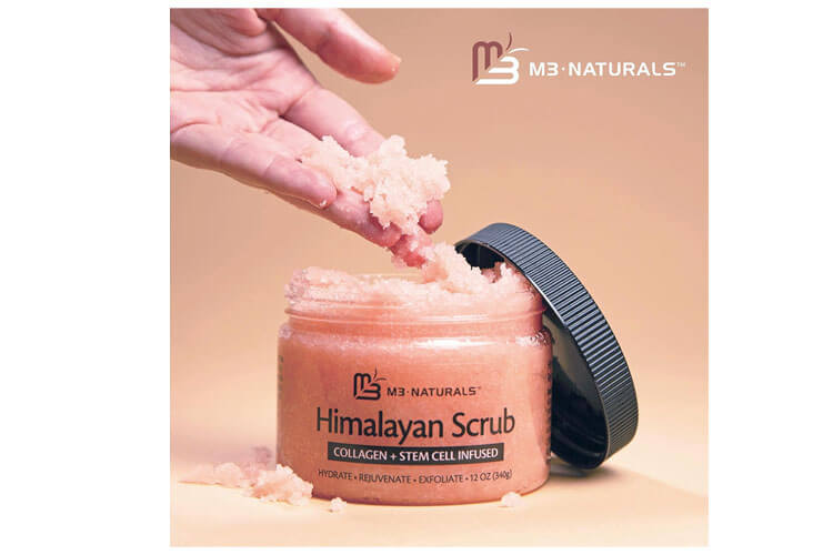 Himalayan Salt Scrub Face Foot & Body Exfoliator