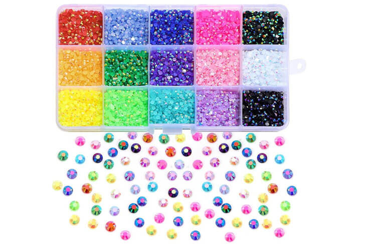 15000 Pcs Box Nail Art Rhinestones