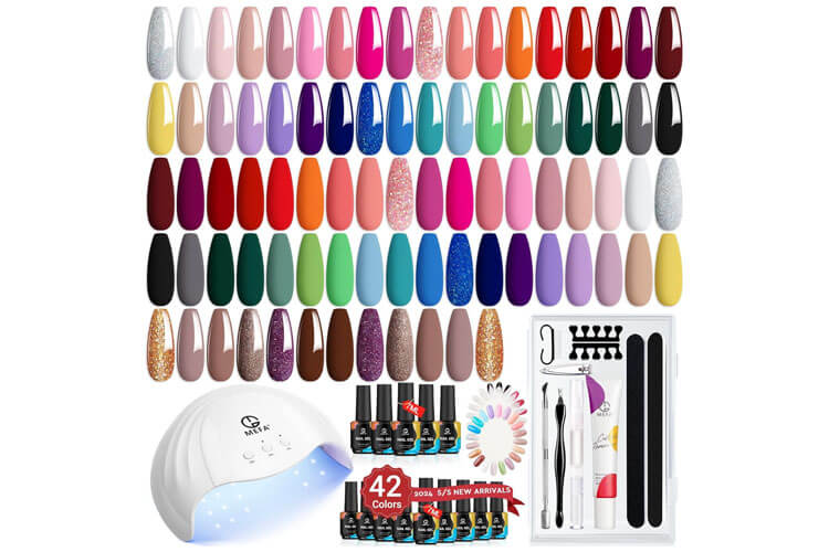 MEFA 60 Pcs Gel Nail Polish Kit