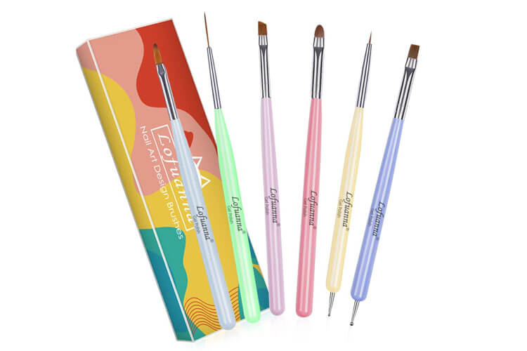 Nail Art Brushes Set Lofuanna 